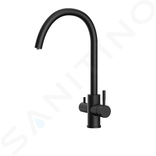 kielle Wimeo - Kitchen tap with filter function, matte black 10525F04