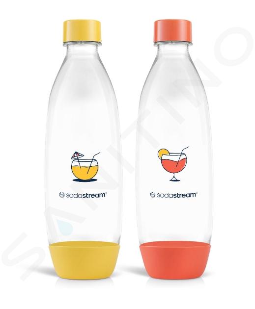 SodaStream Příslušenství - Láhev 1 l, 2 ks, žlutá/oranžová 42007066