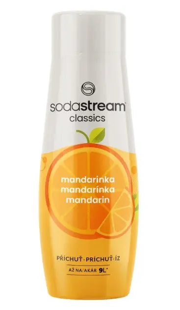 SodaStream Tartozékok - Szódakészítő szirup, 440 ml, mandarin 66000080