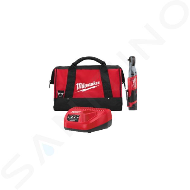 Milwaukee - 12V ACCU-ratelsleutel M12 FIR38-201B, 1x 2,0 Ah Li-Ion accu, lader 4933459798