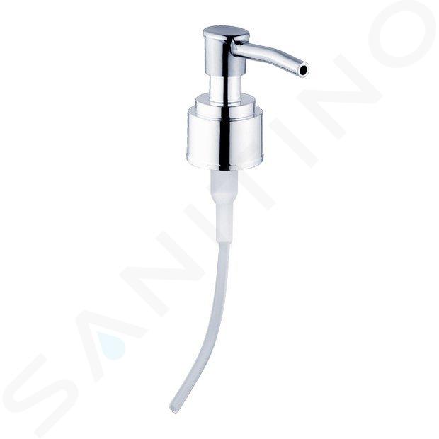 Bertocci Fly Dispenser Sapone Liquido In Resina Bianca Con Pompetta Nera