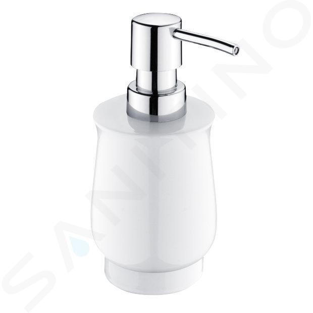 Nimco Lada - Distributeur de savon sur pied, blanc/chrome 1031LA-26