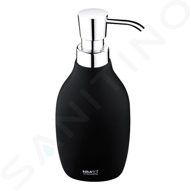 Nimco Ava - Distributeur de savon liquide, noir/chrome AV 15031-90