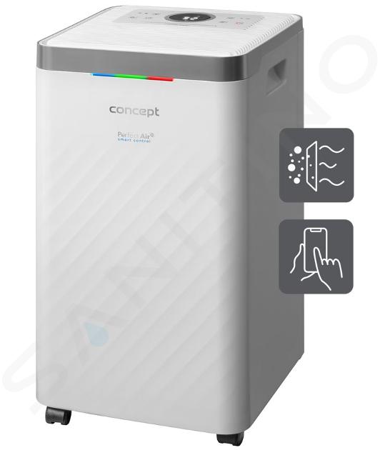 Concept - Déshumidificateur et purificateur d'air Perfect Air Smart, WiFi, blanc ov2012