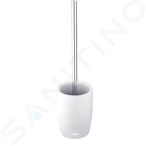 Nimco Ava - Escobillero de pie, blanco/cromo AV 15094-05