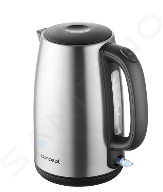 Concept - Wasserkocher, Volumen 1,7 l, 2200 W, Edelstahl rk3260