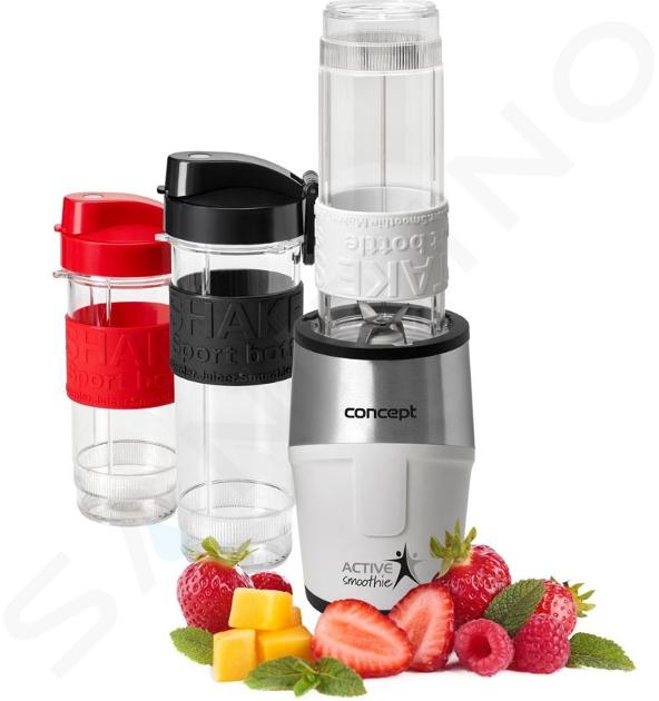 Concept - Smoothie mixér Active, s příslušenstvím, bílá sm3380