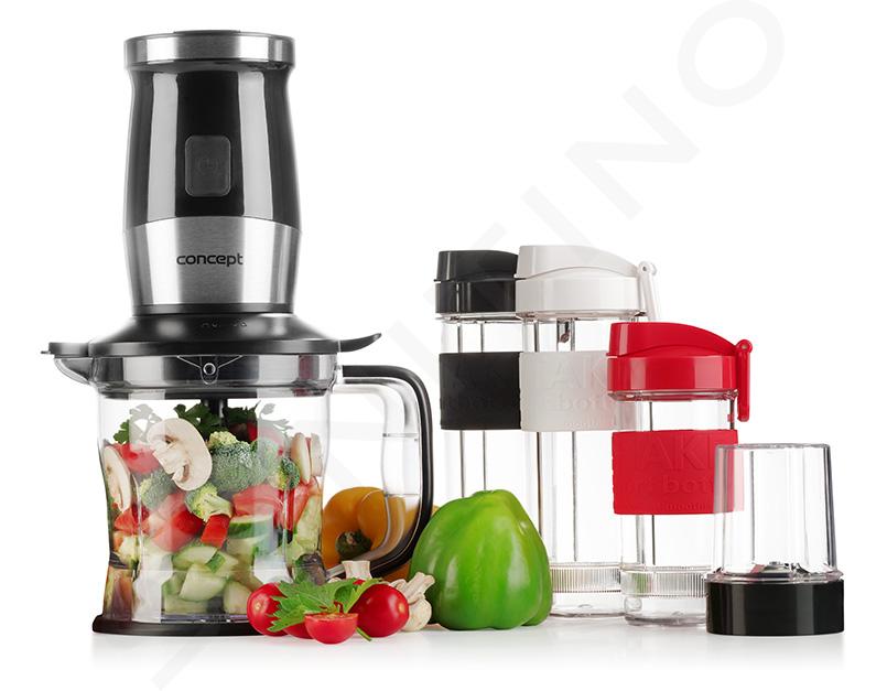 Concept - Blender smoothie Fresh&Nutri, cu accesorii, negru sm3390