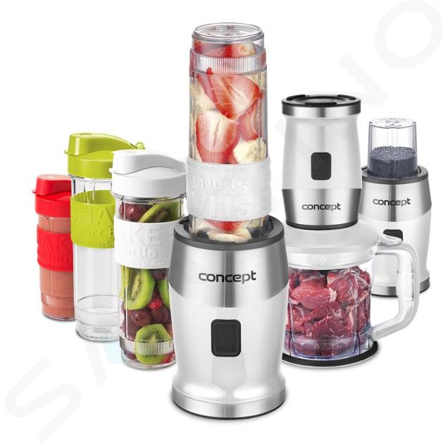 Concept - Smoothie-Mixer Fresh&Nutri, mit Zubehör, weiß sm3391