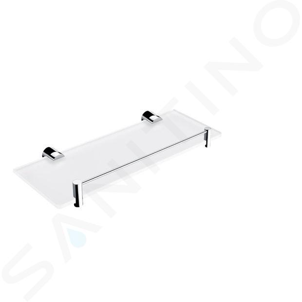 Nimco Bormo - Balda, longitud 30 cm, cristal esmerilado/cromo BR 11091BX-30-26