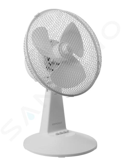 Concept - Stolný ventilátor, priemer 35 cm, biela vs5040