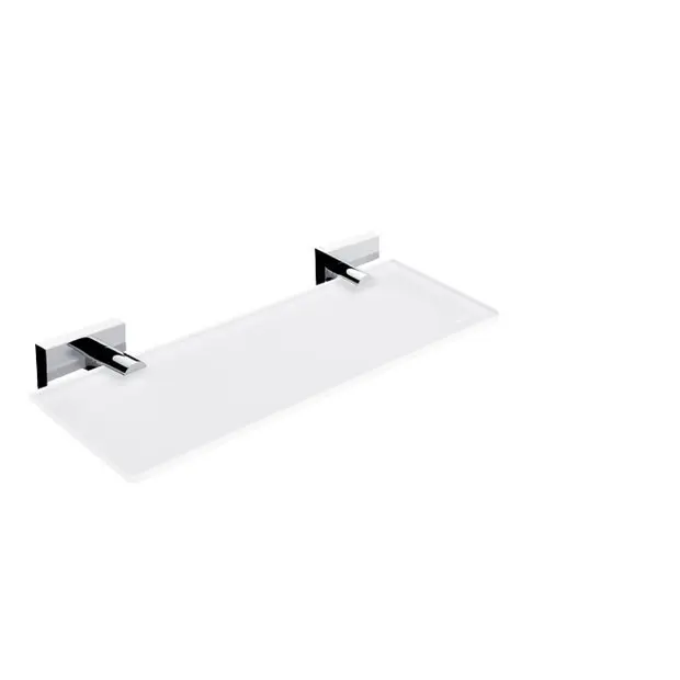 Nimco Keira - Mensola, lunghezza 30 cm, vetro satinato/cromo KE 22091B-30-26