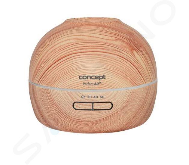 Concept - Humidificateur d'air, avec diffuseur d'arômes, motif bois zv1005