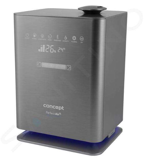 Concept - Humidificateur d'air, avec diffuseur d'arômes, WiFi, gris zv2021