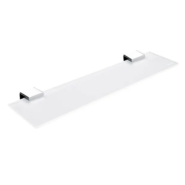 Levně Nimco Kibo - Polička, délka 50 cm, matné sklo/chrom Ki 14091B-50-26