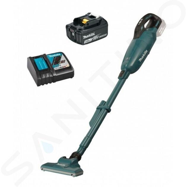 Makita - 18V AKU tyčový vysávač, 1x aku 3,0 Ah LXT, nabíjačka DCL284FRF