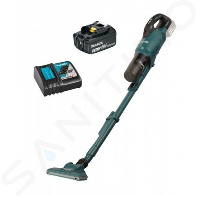 Makita - 18V AKU tyčový vysavač, 1x aku 3,0 Ah LXT, nabíječka DCL286FRF