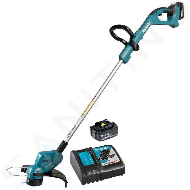 Makita Zahradní technika - 18V AKU vyžínač, záběr 26 cm, 1x aku 3,0 Ah LXT, nabíječka DUR193RF