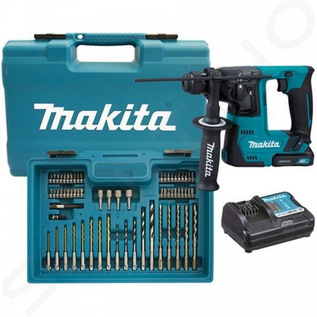 Makita Nářadí - 12V AKU vrtací kladivo, 2x aku 1,5 Ah CXT, nabíječka HR140DWYE1