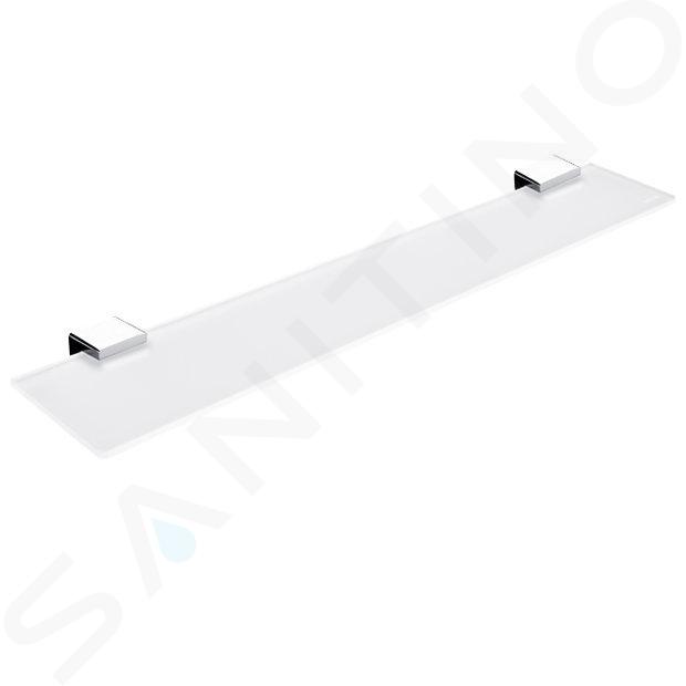 Nimco Kibo - Ablage, Länge 60 cm, Milchglas/ chrom Ki 14091B-60-26