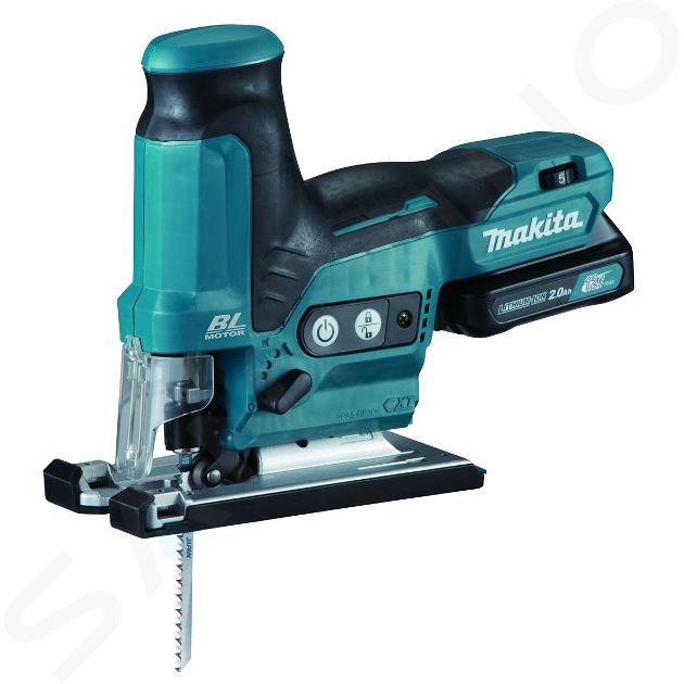 Makita Outillage - Scie sauteuse sans fil 12V, 2 batteries Li-ion CXT 2,0 Ah, chargeur JV102DSAJ