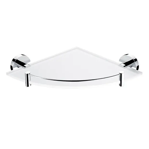 Nimco Unix - Polička rohová, matné sklo/chrom UN 13091RBX-26