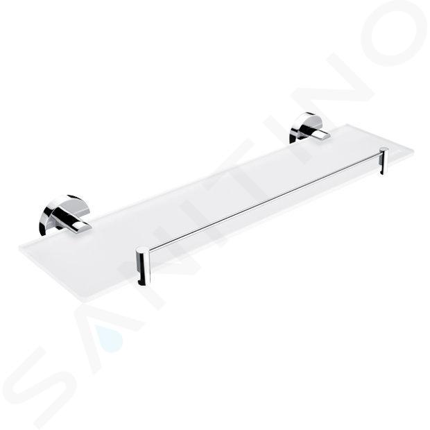 Nimco Unix - Planchet met rail, lengte 500 mm, mat glas/chroom UN 13091BX-50-26