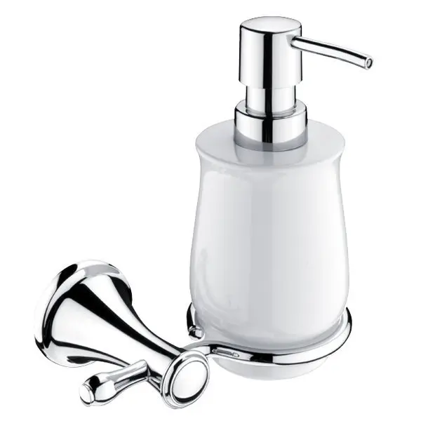 Nimco Lada - Dávkovač mydla s držiakom, biela/chróm LA 19031K-26