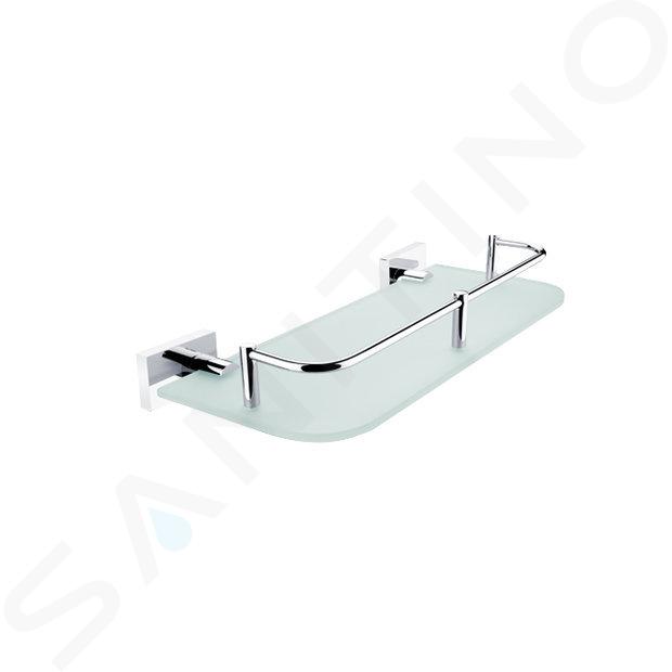 Nimco Keira - Plank met box, 30 cm, mat glas/chroom KE 22091AX-30-26