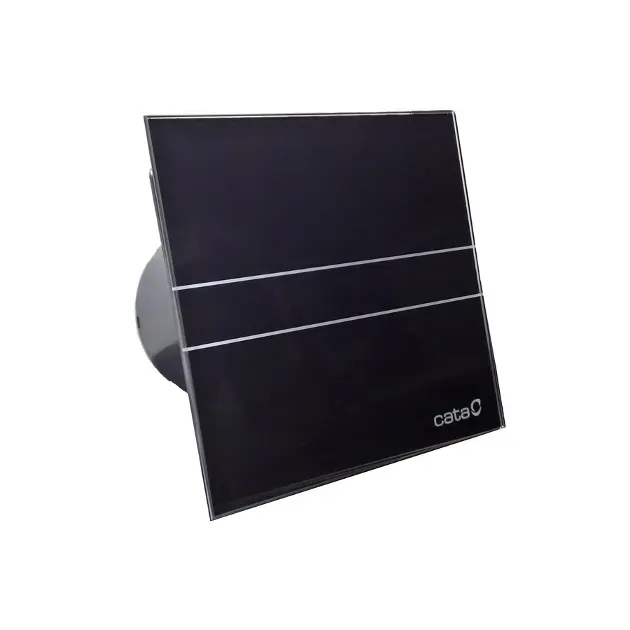 Levně Sapho Cata E - Axiální ventilátor E-120 GB, 15W, potrubí 120 mm, černá 00901402
