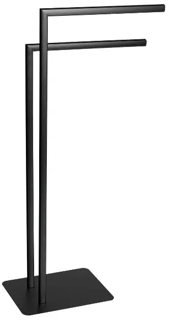 Sapho Gedy Accessoires - Support avec porte-serviettes, noir mat 133114