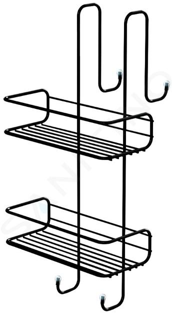 Sapho Gedy Accessoires - Doucheplanchet, hangend, zwart mat 248514