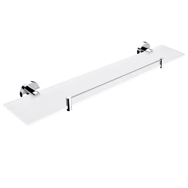 Nimco Unix - Półka dł. 60 cm, szkło matowe/chrom UN 13091BX-60-26