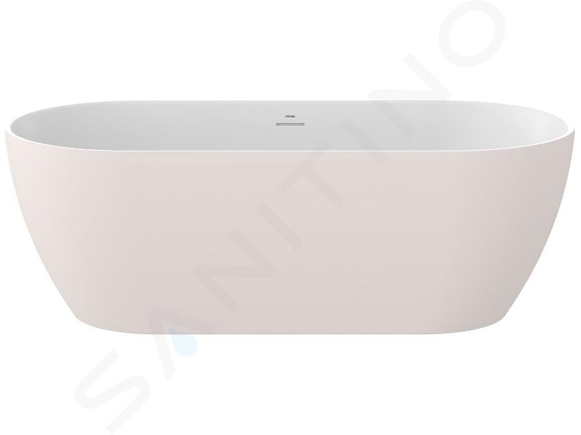 Ravak Freedom O Tec - Voľne stojaca vaňa, 170x77 cm, Alabaster Pink/biela CD41600000