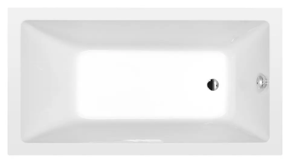Polysan - Вана, 160x80 cm, бяла 71722