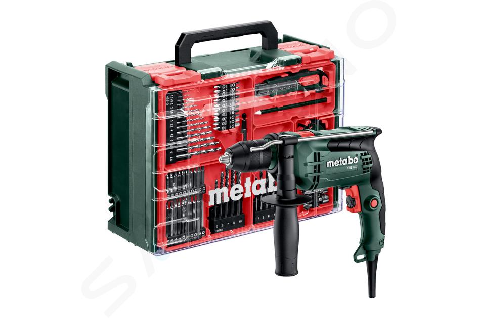 Metabo Nářadí - Příklepová vrtačka 650 W, s příslušenstvím 600742710