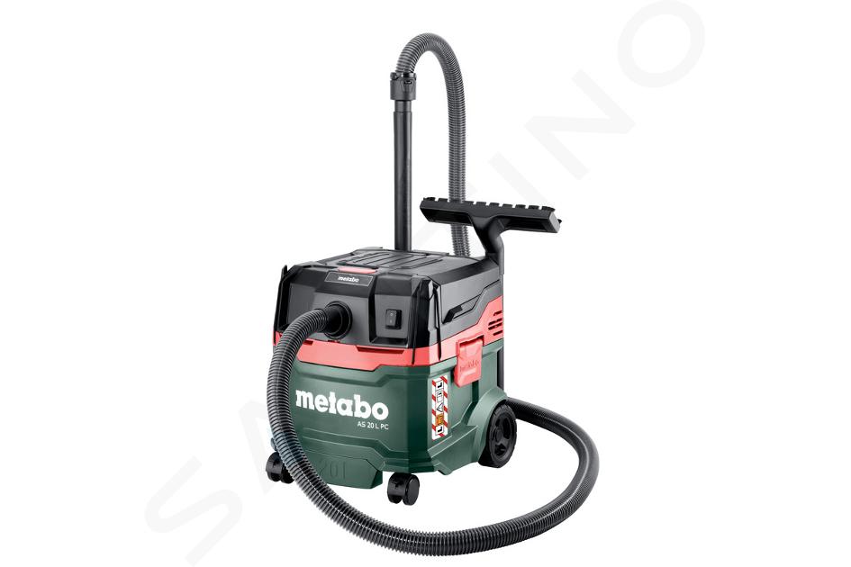 Metabo - Aspirador industrial 1200 W, volumen 20 l 602083000