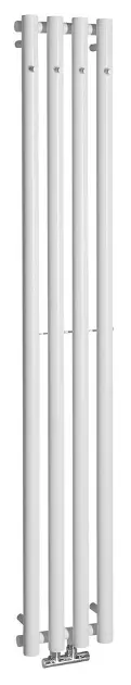 Sapho - Pilon verwarmingselement, 27x180 cm, mat wit IZ121T