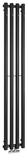 Sapho - Verwarmingselement Pilon, 27x180 cm, mat zwart IZ122T