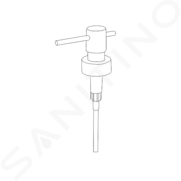 Nimco Náhradní díly - Náhradní pumpička dávkovače mýdla, chrom 1028EL-26