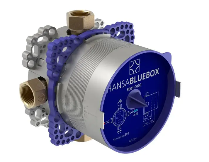 Hansa Bluebox - Cuerpo de montaje empotrado para grifo DN20 80010000