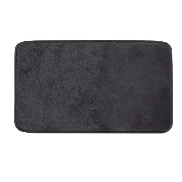 Sapho Gedy Accessoires - Tapis de salle de bain 50 x 80 cm, anti-dérapant, noir 96FY508014