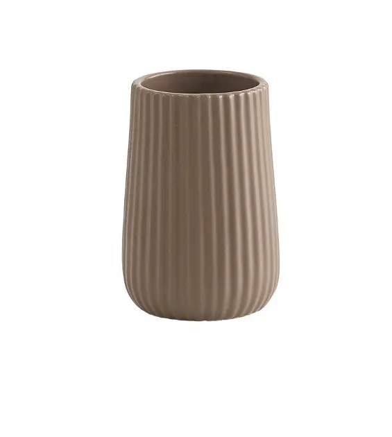 Sapho Gedy Marika - Поставка за четка и паста за зъби, стояща, tortora MK9852