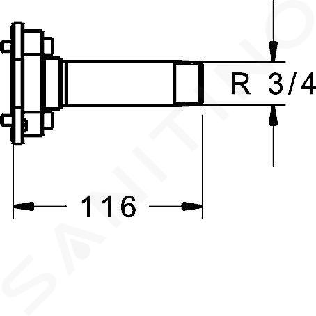 Hansa Bluebox - Conector de spălare 59914185