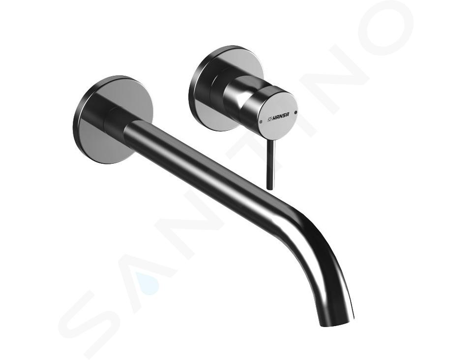 Hansa Public - Miscelatore ad incasso per lavabo, montaggio a 2 fori, cromo 57962171