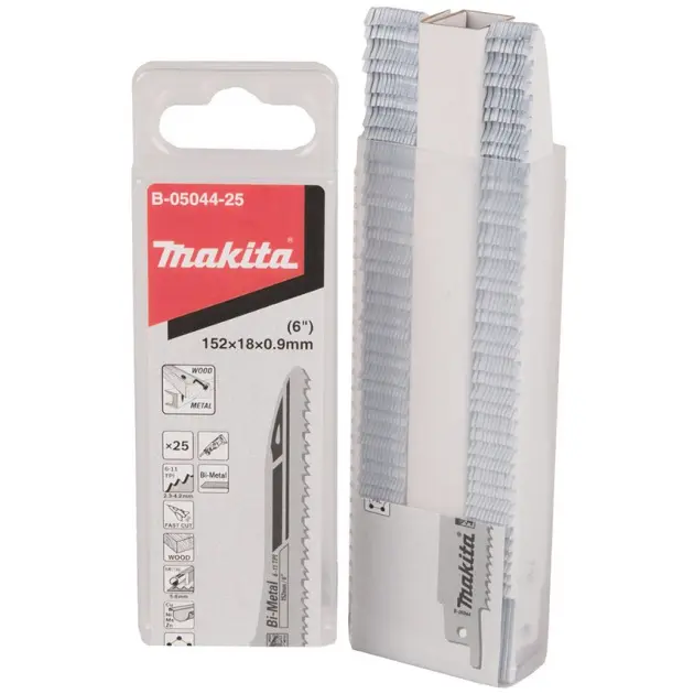 Makita Accesorios - Juego de hojas de sierra 6-11 TPI, longitud 152 mm ...