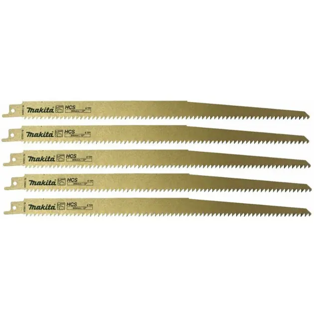 Makita Tartozékok - Fűrészlap készlet 6 TPI, hossz 305 mm, 5 db B-16829