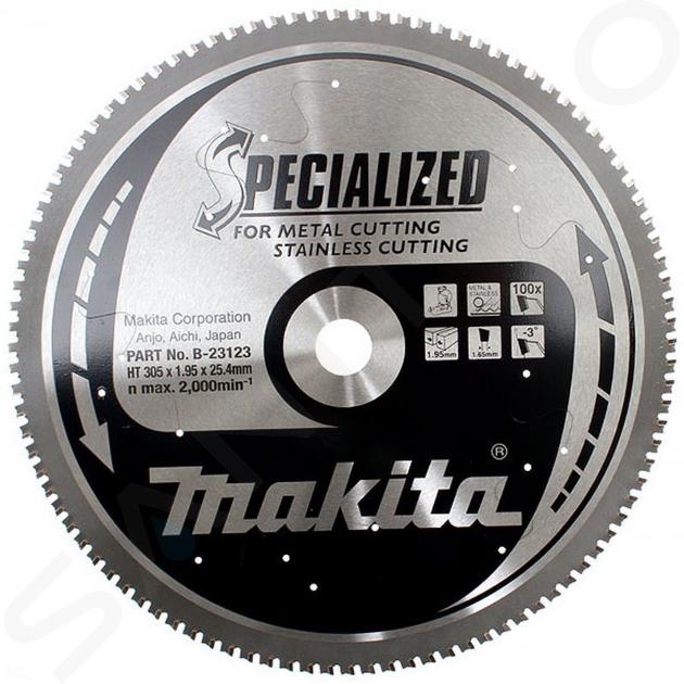 Makita Accessoires - Lame de scie circulaire pour métal, 305x25,4 mm, 100 dents B-23123