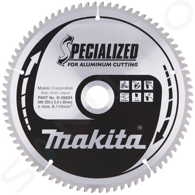 Makita Příslušenství - Pilový kotouč na hliník, 250x30 mm, 80 zubů B-33308