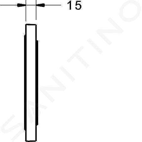 Hansa Bluebox - Roosverlengstuk 15 mm, rond 59914191